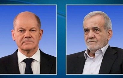 Իրանի նախագահը եւ Գերմանիայի կանցլերը քննարկել են իրավիճակը Գազայի եւ Իսրայելի շուրջ