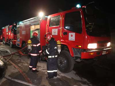 Крупный пожар в Аргаванде: сгорело два мебельных цеха