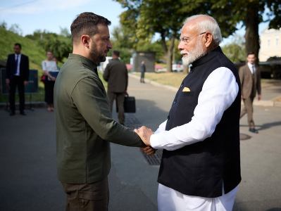 Modi meets with Zelenskyy in Kyiv