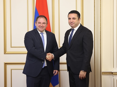 Nikoloz Samkharadze to Alen Simonyan: Georgia supports signing of Armenia-Azerbaijan peace treaty