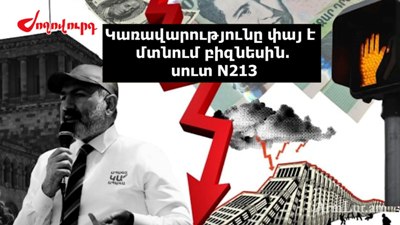 «Ժողովուրդ». Կառավարությունը փայ է մտնում բիզնեսին․ Փաշինյանը խաբել է. Մաս 213