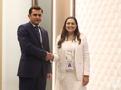 Հակոբ Արշակյանը հանդիպել է Մեքսիկայի Սենատի անդամ Սինտիա Լոպես Կաստրոյի հետ