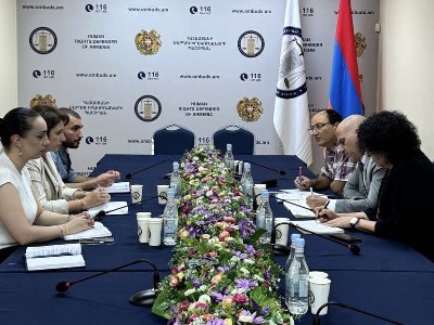 Представители ЗПЧ Армении и одного из офисов ООН обсудили вопрос обеспечения прав лишенных свободы лиц