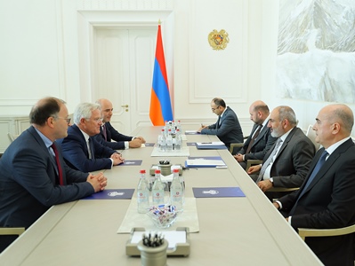 Նիկոլ Փաշինյանն ընդունել է Bank of Georgia ընկերության խորհրդի նախագահ Մել Քարվլին