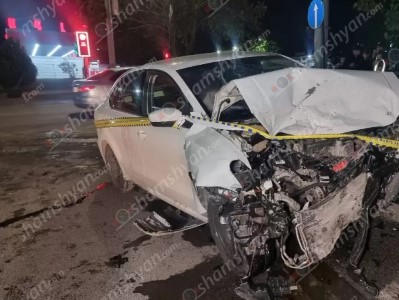 Երևանում բախվել են «Opel Astra»-ն և «Volkswagen Polo»-ն․ 7 վիրավորներից 4-ը երեխաներ են