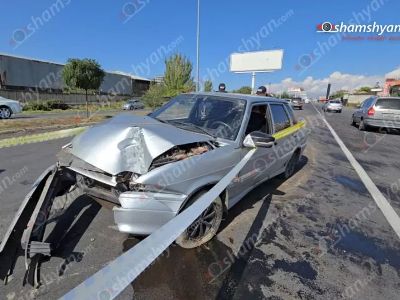 Պռոշյան գյուղում «ՎԱԶ 21150»-ը բախվել է արգելապատնեշներին, դուրս եկել հանդիպակաց գոտի և բախվել «Skoda»-ին․ կա վիրավոր