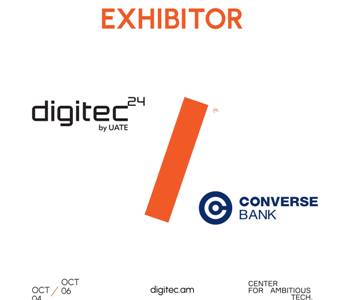 Կոնվերս Բանկը DigiTech-ին ներկայանալու է մի քանի հետաքրքիր պրոդուկտով