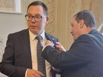 Руководитель миссии РА в ЕС вручил медаль Генпрокуратуры Армении главе «Евроджаст»