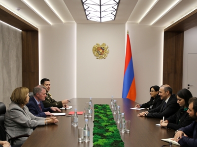 Armen Grigoryan briefs US official on reforms aimed at Armenia security system modernization