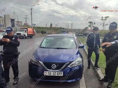 Երևանում 29-ամյա վարորդը «Nissan Sentra»-ով վրաերթի է ենթարկել փողոցը չթույլատրելի հատվածով անցնող հետիոտնին