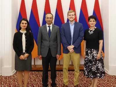ԱԺ-ում Արսեն Թորոսյանը Ջոշուա Ռասսելի հետ քննարկել է տարածաշրջանային անվտանգության մի շարք հարցեր