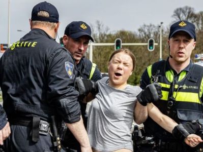 Климатическую активистку Грету Тунберг задержали на демонстрации в Брюсселе