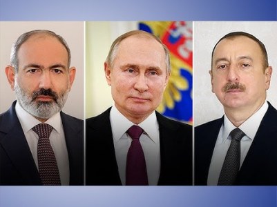 Песков: Путин обсудил Зангезурский коридор на переговорах с Алиевым и Пашиняном