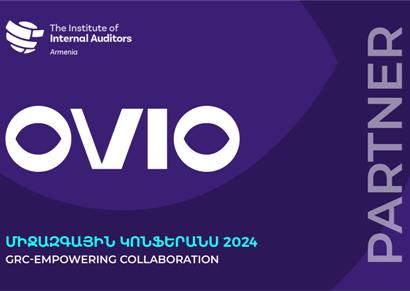 OVIO-ն՝ «Կառավարում, Ռիսկեր, Վերահսկողություն․ Խթանելով համագործակցությունը» խորագրով կոնֆերանսի գործընկեր