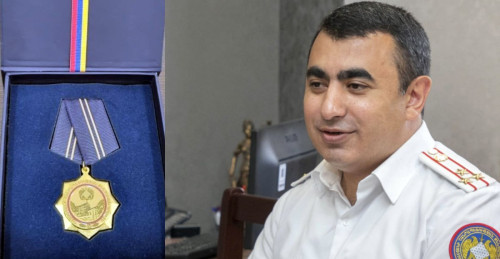 «Ժողովուրդ». «ՀՀ քննչական կոմիտեի 10-ամյակ» հոբելյանական մեդալով պարգևատրվել է քննիչը, որի հետ Փաշինյանը սերլֆի էր արել