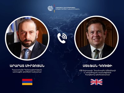 Арарат Мирзоян и Стефан Даути обменялись мнениями по вопросам региональной безопасности