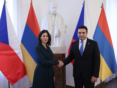 Simonyan and Adamová discussed existing economic potential between Armenia and Czech Republic