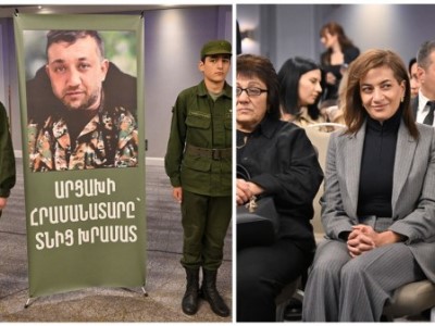 Աննա Հակոբյանը մասնակցել է Նանե Արզումանյանի հեղինակած «Արցախի հրամանատարը` տնից խրամատ» գրքի շնորհանդեսին