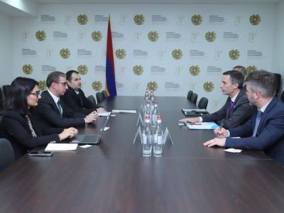 Արդարադատության փոխնախարարը Մաթյո Մորիի հետ քննարկել է ՏԻՄ-երում կոռուպցիայի կանխարգելման ուղղությամբ բարեփոխումները