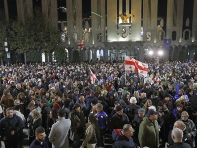 Greta Thunberg, who protests against COP29, joins opposition rally in Tbilisi