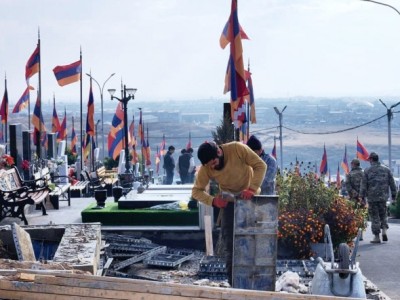 «Եռաբլուր»-ում շարունակվում է «Արցախի կանչը» խորագիրը կրող հուշահամալիրի կառուցման աշխատանքը