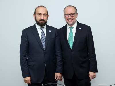 Ararat Mirzoyan, Austria FM discuss prospects for deepening of Armenia-EU partnership (PHOTOS)