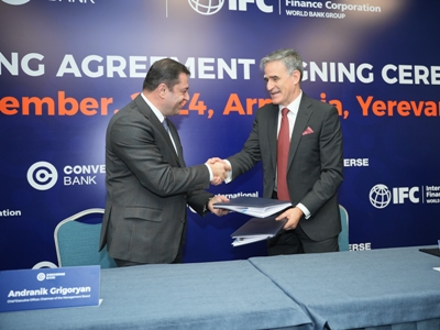 Converse Bank and IFC join forces to support the growth of SMEs in Armenia