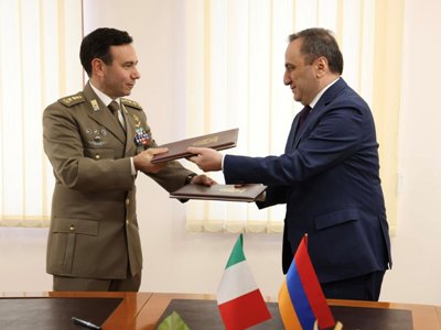 В Ереване состоялись очередные консультации по обороне между Арменией и Италией