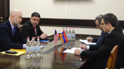 В МВД РА обсудили сотрудничество с ФБР США