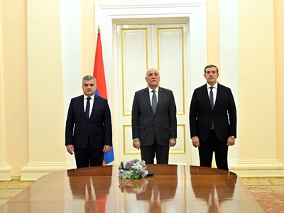 Հանրապետության նախագահի նստավայրում տեղի է ունեցել դատավորների երդման արարողություն
