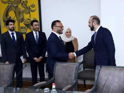 FM briefs UAE presidential advisor on Armenia vision toward establishing peace in South Caucasus