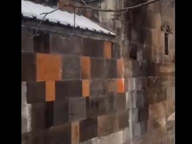 Пашинян: Разрушающуюся стену церкви «Сурб Аствацацин» в Бжни восстановили