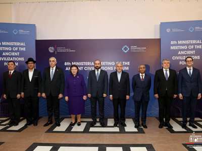 8th Ministerial Meeting of Ancient Civilizations Forum kicks off in Yerevan