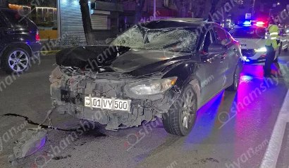 В Ереване водитель за рулем «Mazda 6» наехал на пешехода: пострадавший скончался в больнице