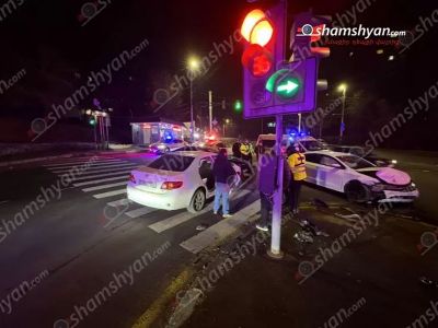 Ավտովթար՝ Երևանում․ բախվել են «Chrysler»-ը, «BMW»-ն և «Toyota»-ն․ օպերատիվ են գործել պարեկները