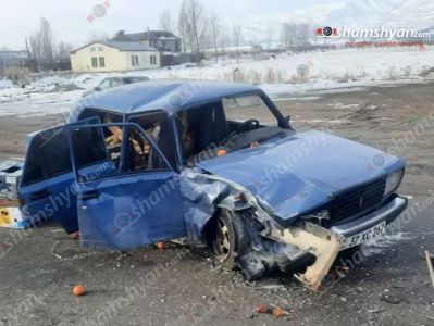 Քուչակում բախվել են «Opel Vectra»-ն ու «ՎԱԶ 2107»-ը. կա վիրավոր