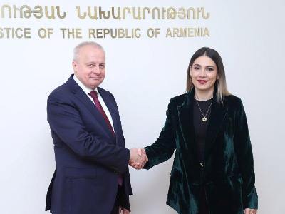 Գալյանն ու ՌԴ դեսպանն անդրադարձեն են երկու երկրներում պատիժը կրող քաղաքացիների իրավունքների պաշտպանությանը
