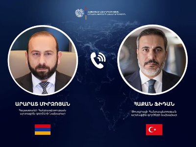 Foreign Minister of Armenia held a phone conversation with the Foreign Minister of Türkiye