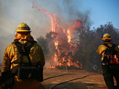 Armenian school burned by Los Angeles wildfires 
