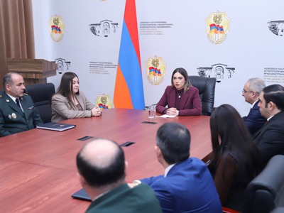 Սրբուհի Գալյանը ՔԿԾ վարչակազմին է ներկայացրել քրեակատարողական ծառայության նորանշանակ պետին