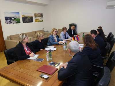 ՏԿԵ նախարարը ՀՀ-ում Գերմանիայի դեսպանի հետ հանդիպմանը կարևորել է միջտարածաշրջանային համագործակցությունը