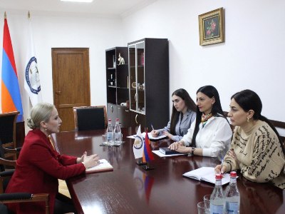 Անահիտ Մանասյանն ընդունել է «Կանայք և գլոբալ անվտանգության ճարտարապետությունը» կենտրոնի ղեկավար Արմինե Մարգարյանին