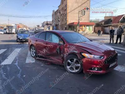 Երևանում բախվել են «Ford Fusion»-ն ու «Opel Corsa»-ն. 5 վիրավորների մեջ կա անչափահաս