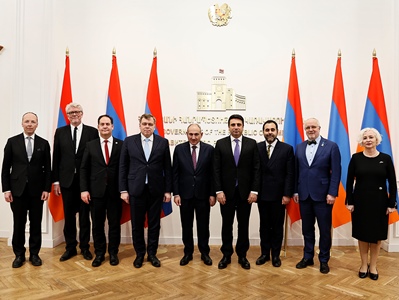 Փաշինյանն ընդունել է Հյուսիսային Եվրոպայի և Բալթյան երկրների խորհրդարանների բարձր ներկայացուցիչներին