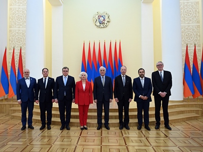 Президент РА принял председателей и вице-председателей парламентов формата Северная Европа-страны Балтии