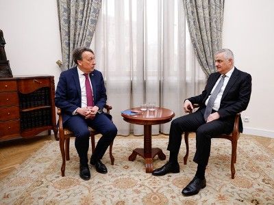 Մհեր Գրիգորյանը և Բելգիայի դեսպանը կարևորել են Հայաստանի և Ադրբեջանի միջև սահմանի սահմանազատման գործընթացի իրականացումը