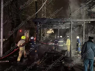 Известный политический деятель был доставлен в полицию за поджог пункта техобслуживания в Котайке