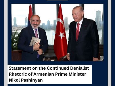 Lemkin Institute: Pashinyan's recent statements on Armenian Genocide echo Turkish denialist narratives