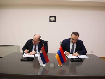 Подписан меморандум «О сотрудничестве Дипломатической школы МИД Армении с Дипломатической академией МИД Сербии»