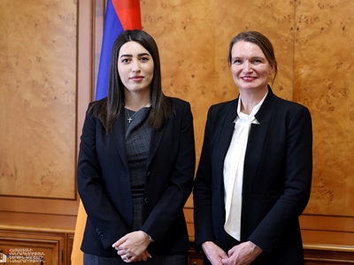 Արփինե Սարգսյանը ԵԽ պաշտոնյային շնորհակալություն է հայտնել Եվրոպայի խորհրդի հետ ակտիվ համագործակցության համար